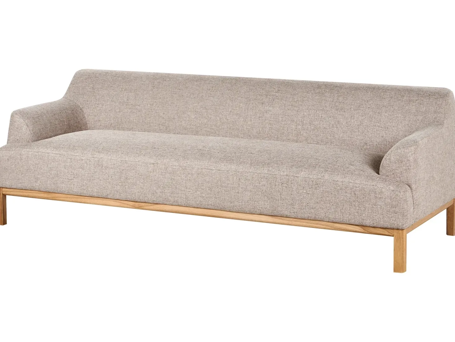 Sofa 3 personers SOSJO Lysebrun