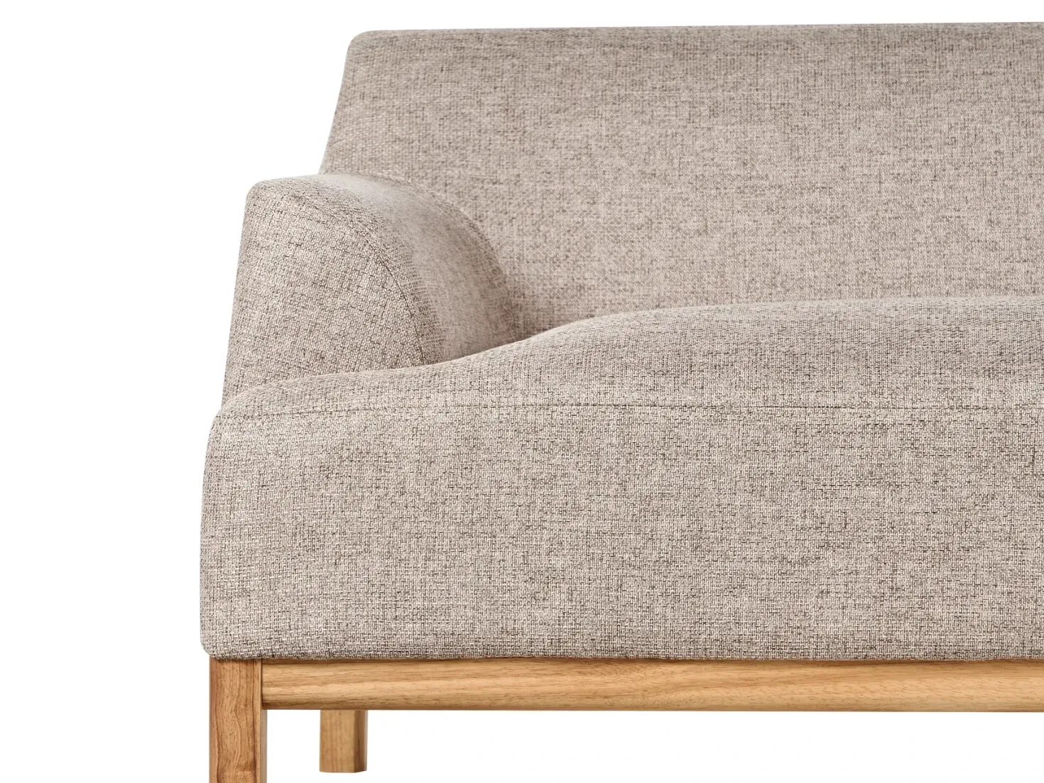 Sofa 3 personers SOSJO Lysebrun