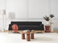 Sofa 3 personers SOSJO Sort