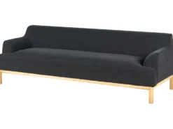 Sofa 3 personers SOSJO Sort