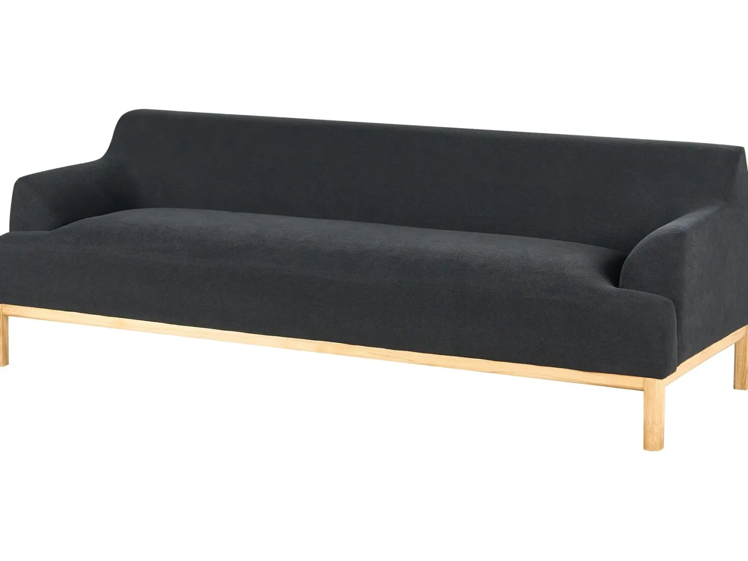 Sofa 3 personers SOSJO Sort