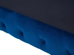 Sofa 3 personers SOTRA Velour Navy Blå