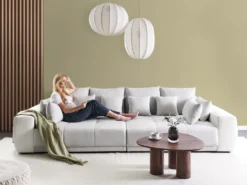 Sofa 4 personers TORPO Lys Beige