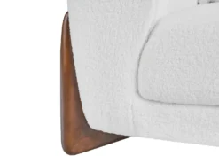Sofa 3 personers VINLIDEN Boucle Hvid