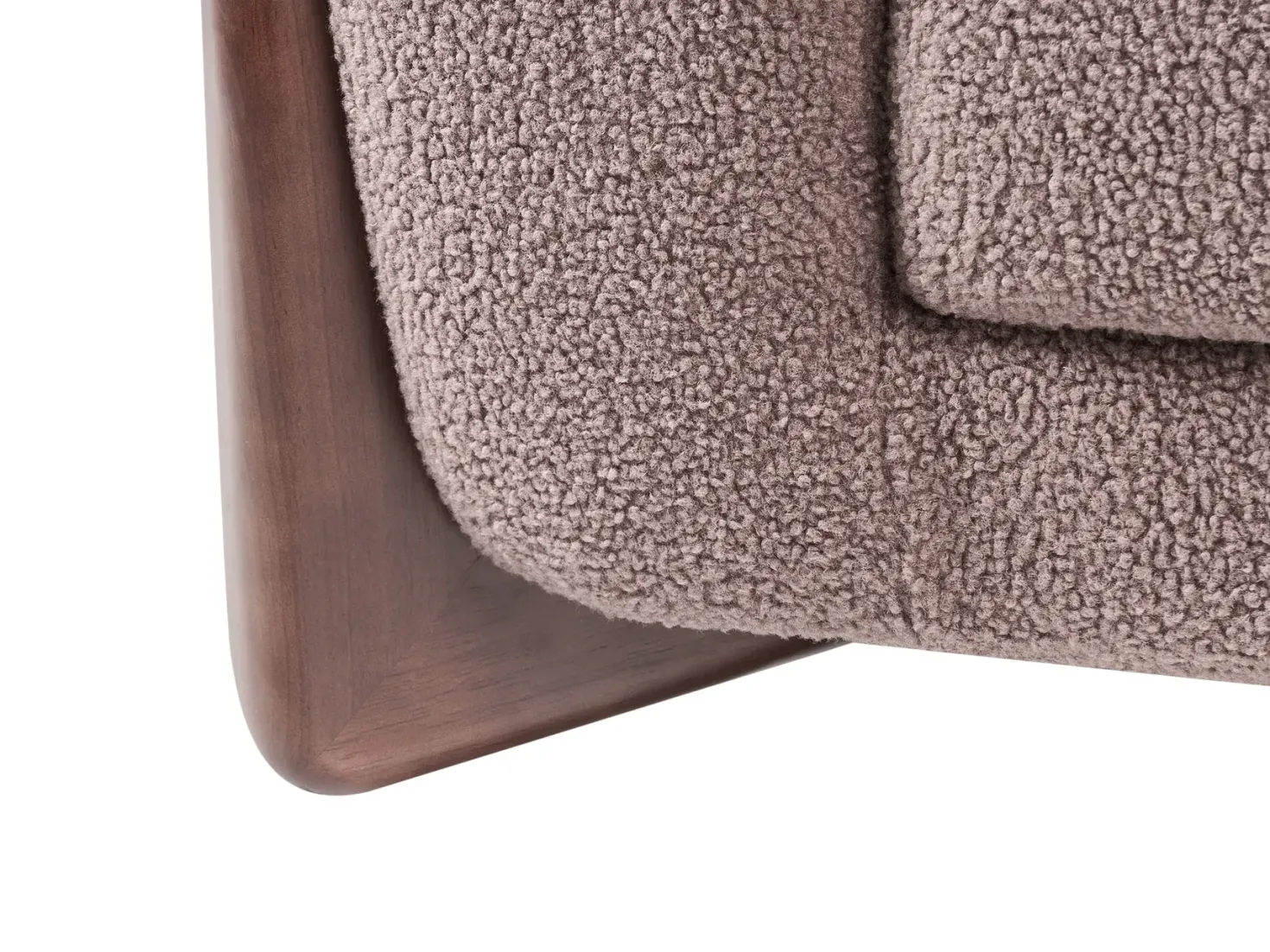 Sofa 3 personers VINLIDEN Boucle Brun