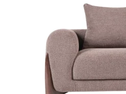 Sofa 3 personers VINLIDEN Boucle Brun