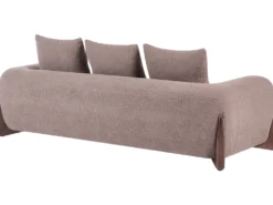 Sofa 3 personers VINLIDEN Boucle Brun