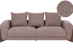 Sofa 3 personers VINLIDEN Boucle Brun
