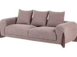 Sofa 3 personers VINLIDEN Boucle Brun