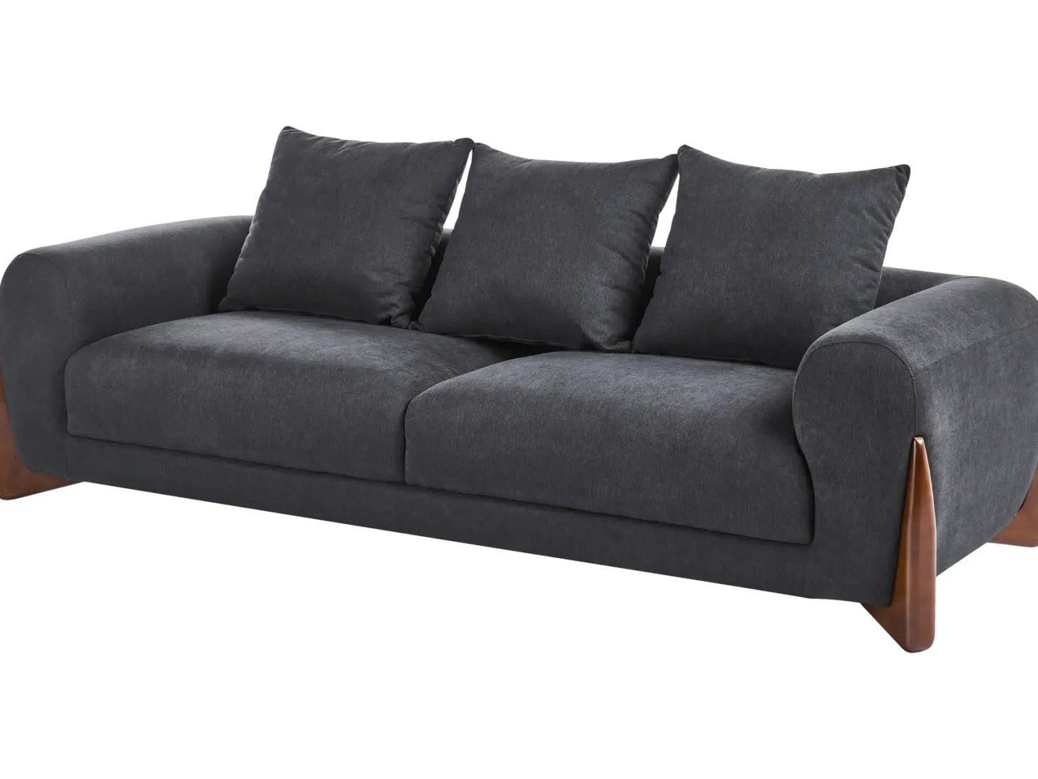 Sofa 3 personers VINLIDEN Sort