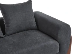 Sofa 3 personers VINLIDEN Sort