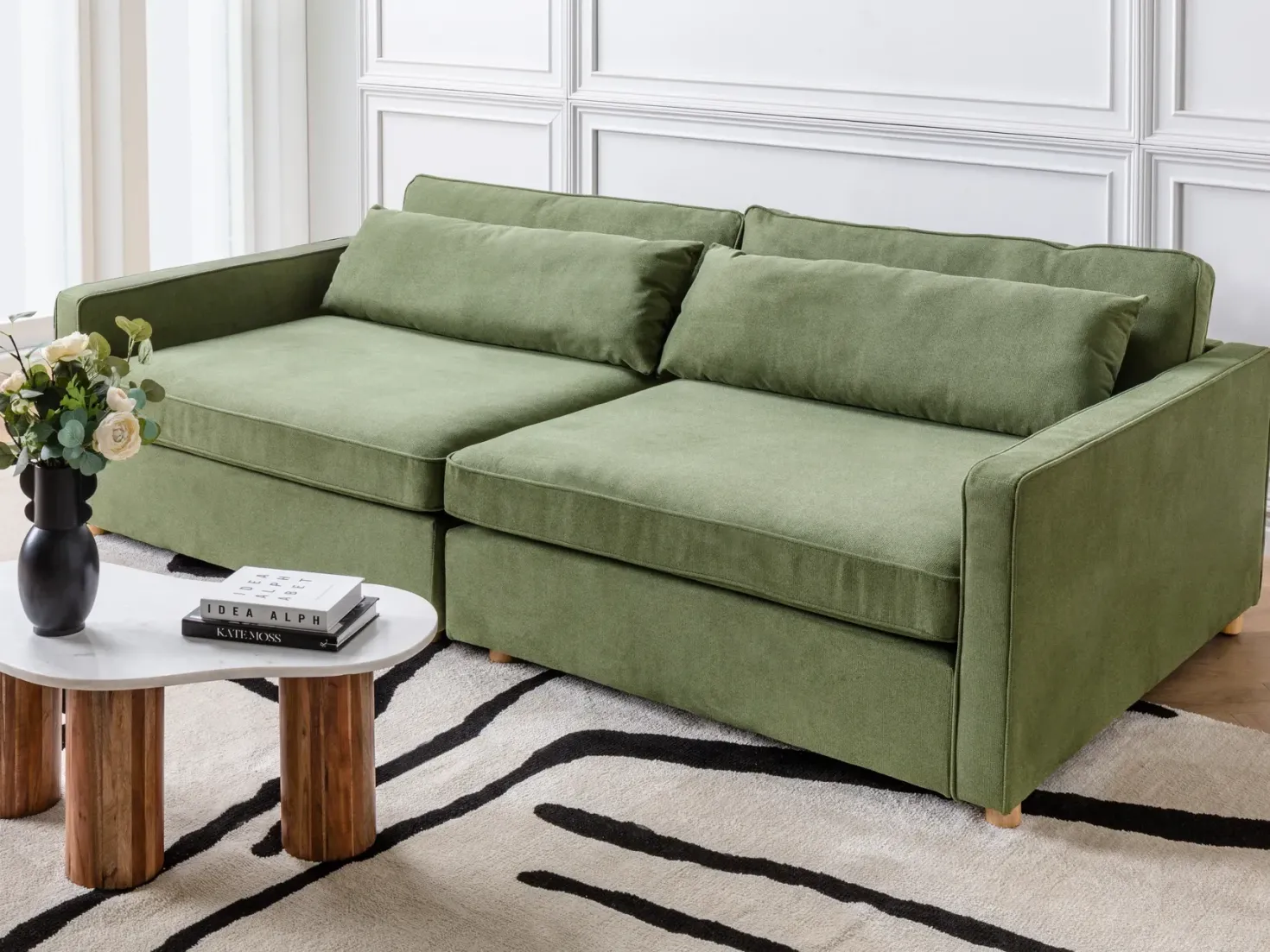 Sofa 3 personers VINSTRA Grøn