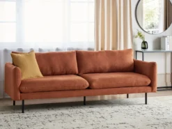 Sofa 3 personers VINTERBRO Chenille Guldbrun