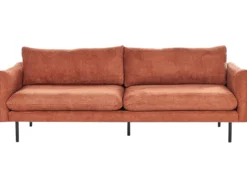 Sofa 3 personers VINTERBRO Chenille Guldbrun