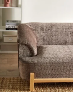 Sofasæt 5 personers ALNOR Chenille Brun