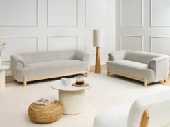 Sofasæt 5 personers ALNOR Lysegrå
