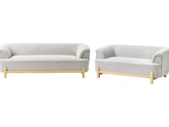 Sofasæt 5 personers ALNOR Lysegrå