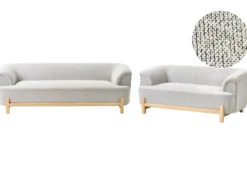 Sofasæt 5 personers ALNOR Lysegrå