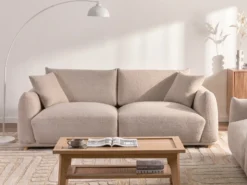 Sofasæt 5 personers JUBEK Boucle Beige