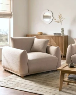 Sofasæt 5 personers JUBEK Boucle Beige