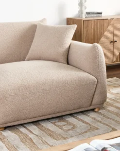 Sofasæt 5 personers JUBEK Boucle Beige