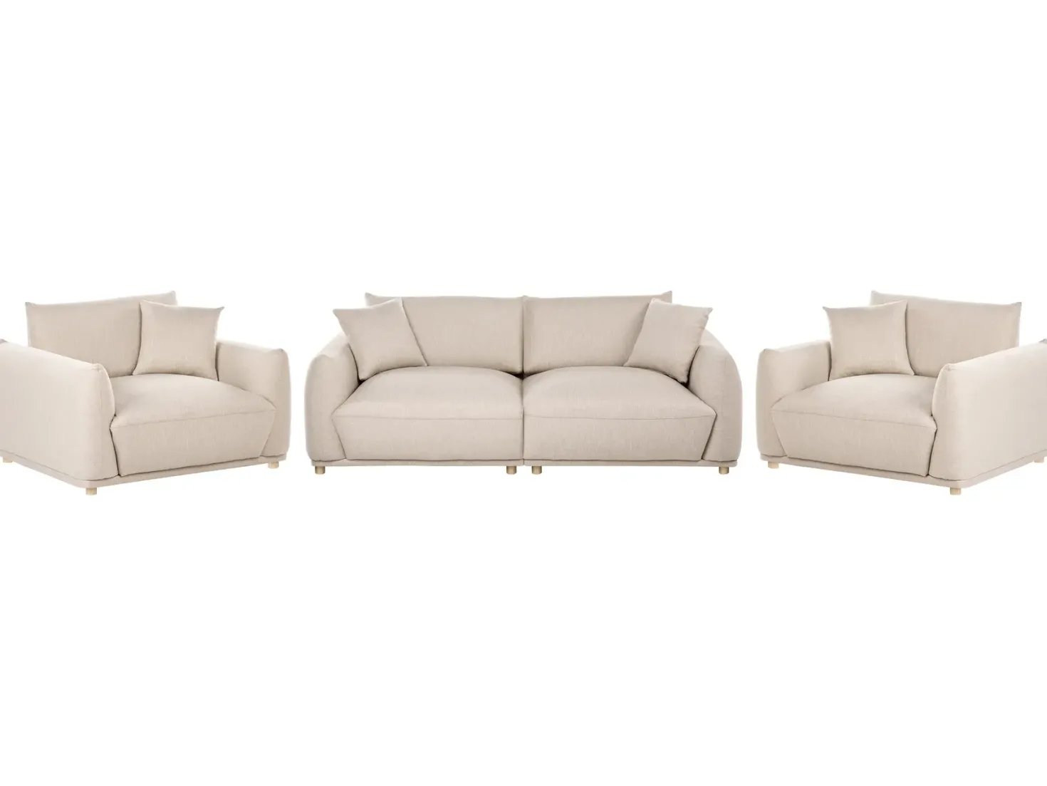 Sofasæt 5 personers JUBEK Beige