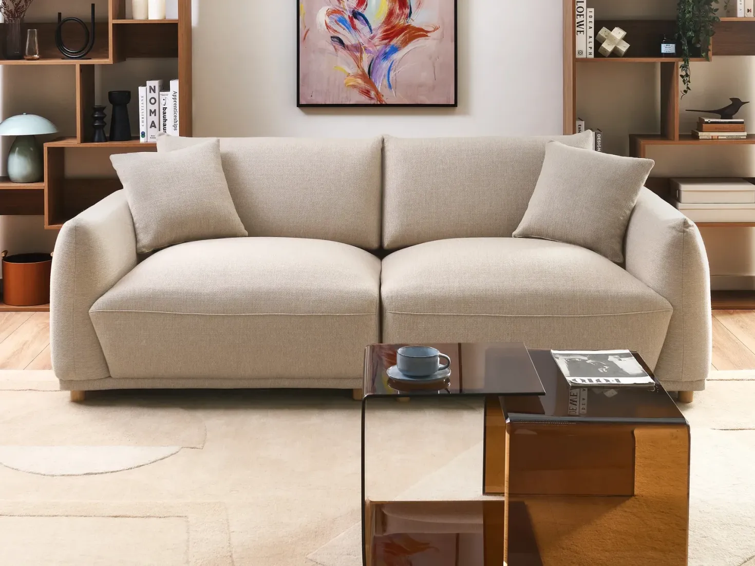 Sofasæt 5 personers JUBEK Beige