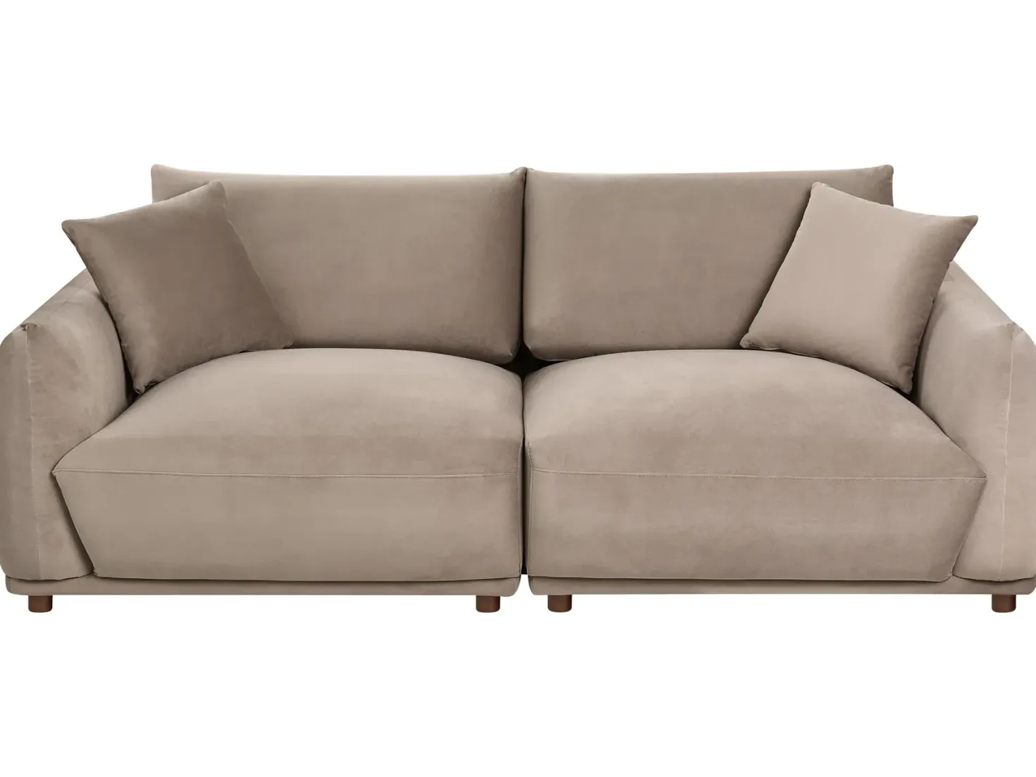 Sofasæt 5 personers JUBEK Velour Brungrå