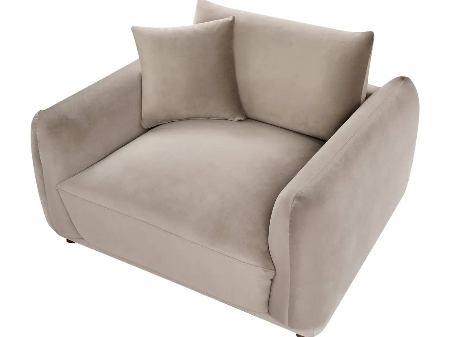 Sofasæt 5 personers JUBEK Velour Brungrå