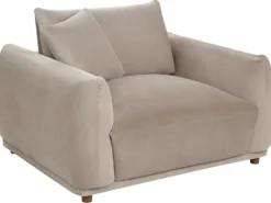 Sofasæt 5 personers JUBEK Velour Brungrå