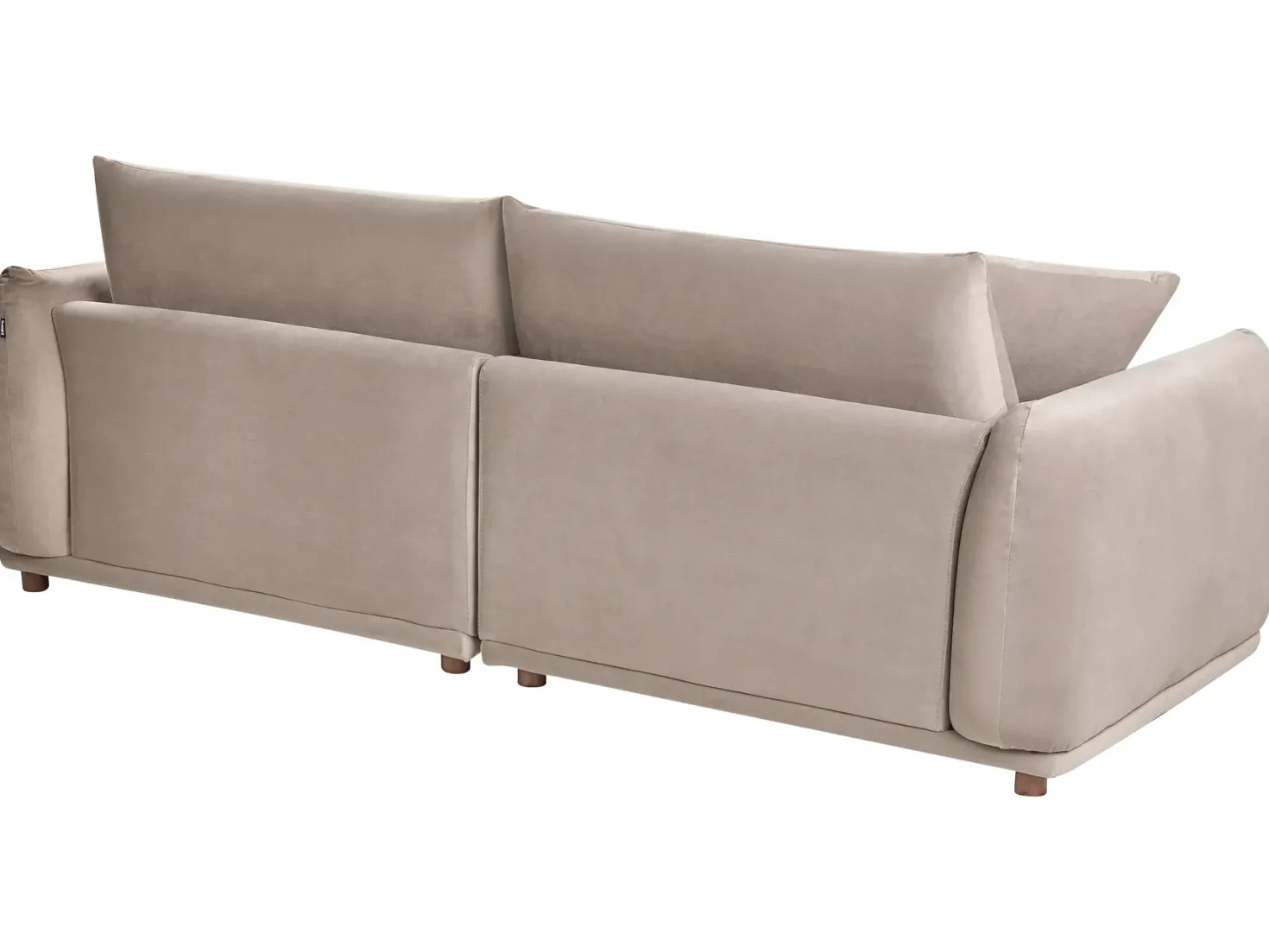 Sofasæt 5 personers JUBEK Velour Brungrå