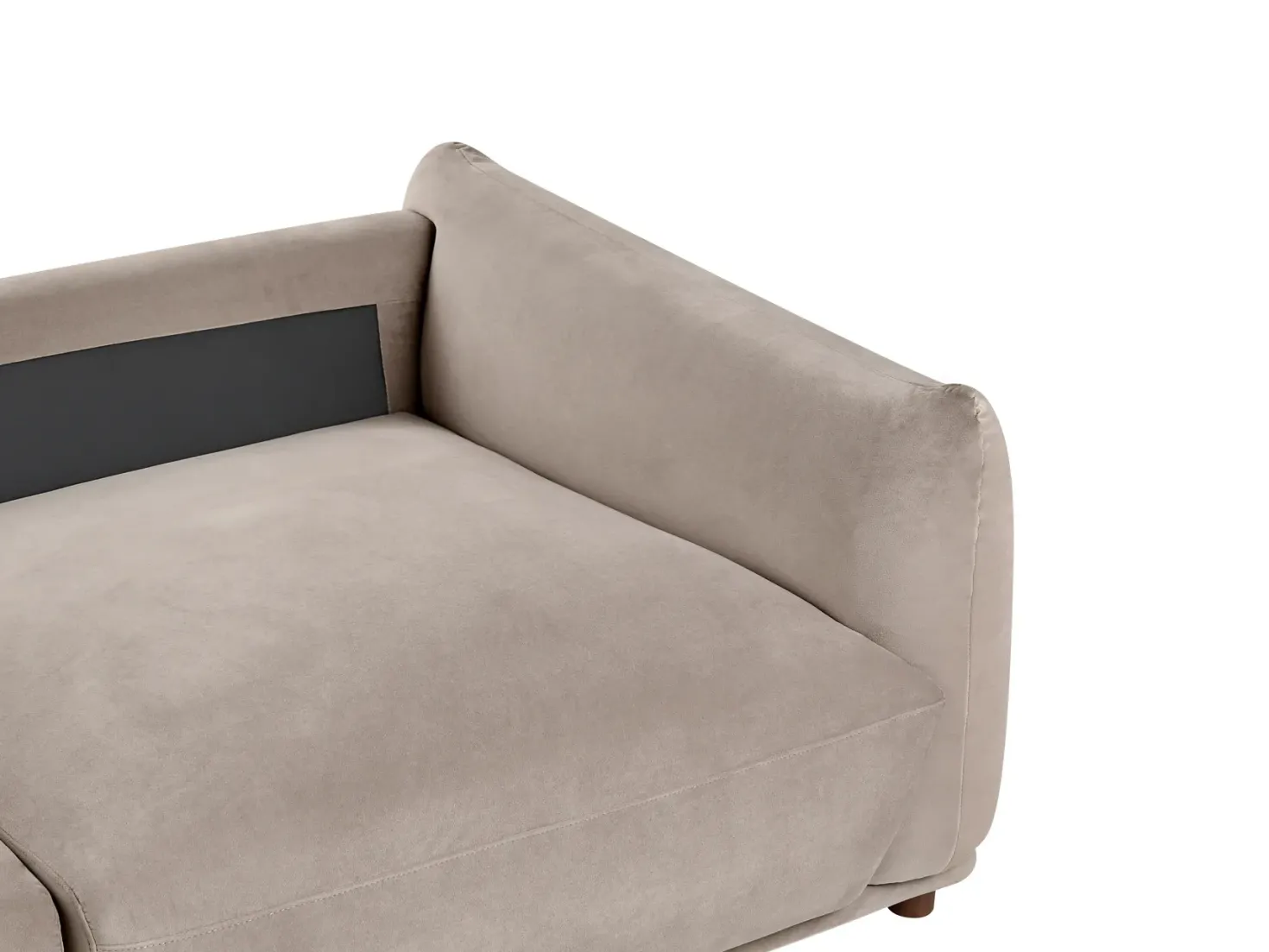 Sofasæt 5 personers JUBEK Velour Brungrå