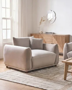 Sofasæt 5 personers JUBEK Velour Brungrå
