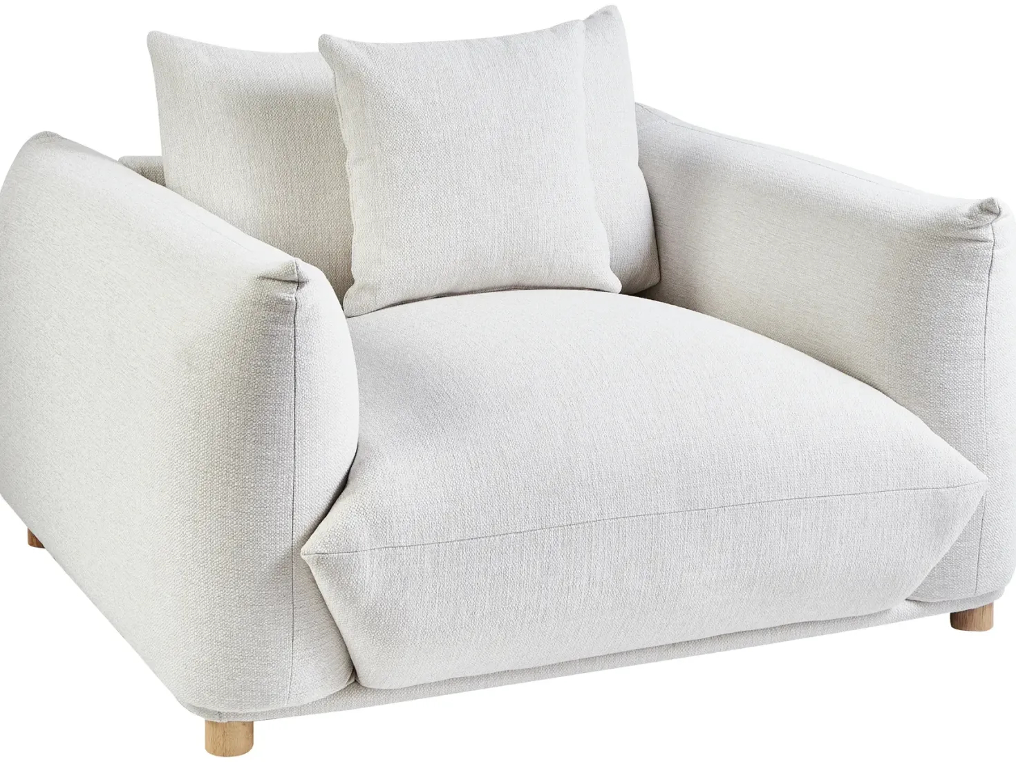 Sofasæt 5 personers LUVOS Cremehvid