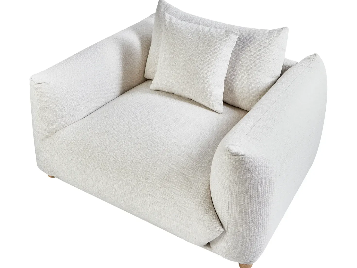Sofasæt 5 personers LUVOS Cremehvid