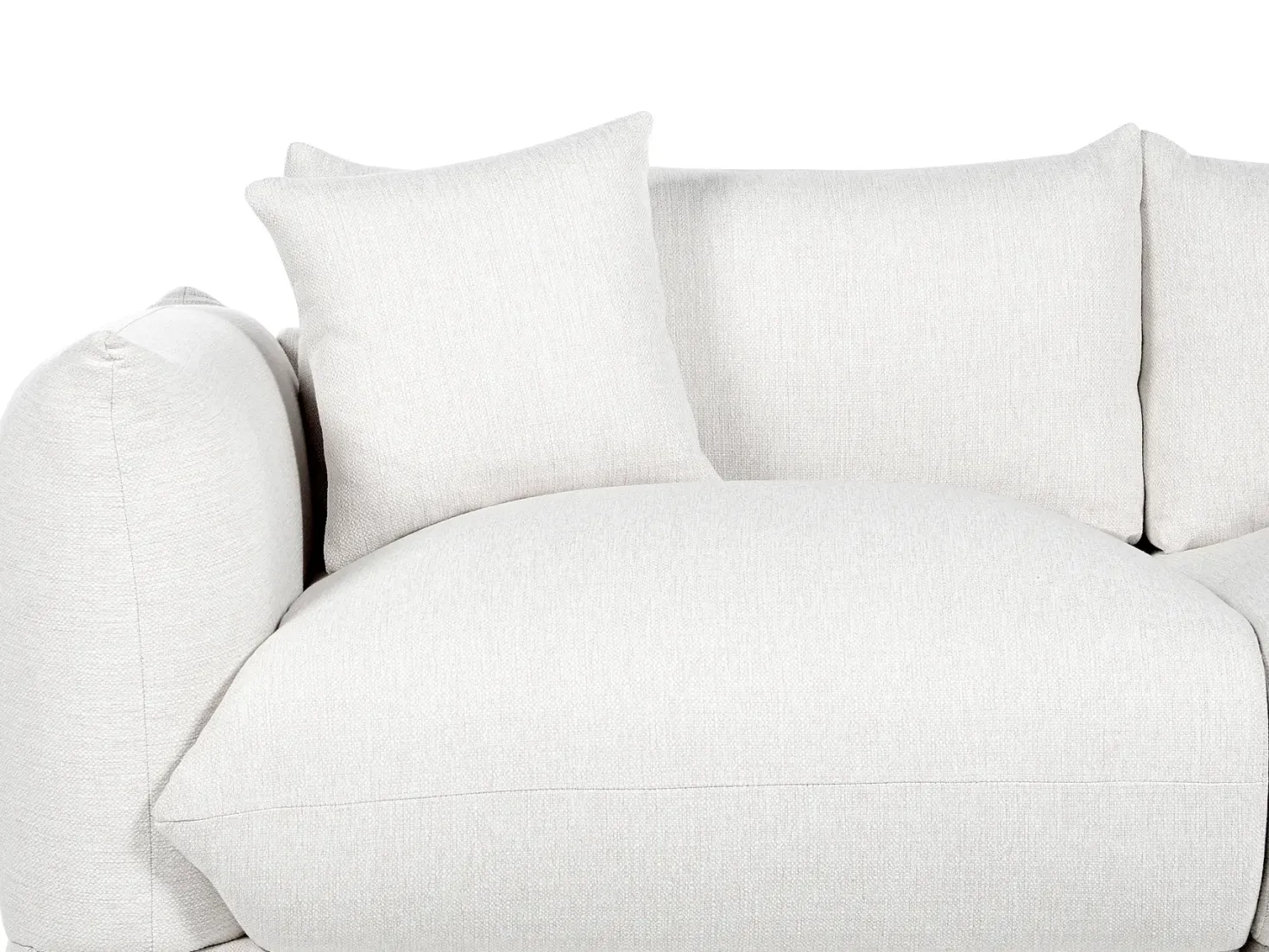 Sofasæt 5 personers LUVOS Cremehvid
