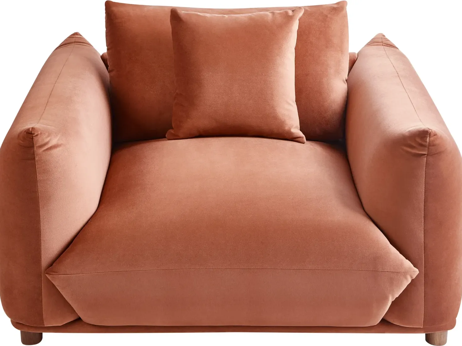 Sofasæt 5 personers LUVOS Velour Guldbrun