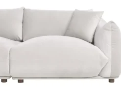 Sofasæt 5 personers LUVOS Velour Brungrå