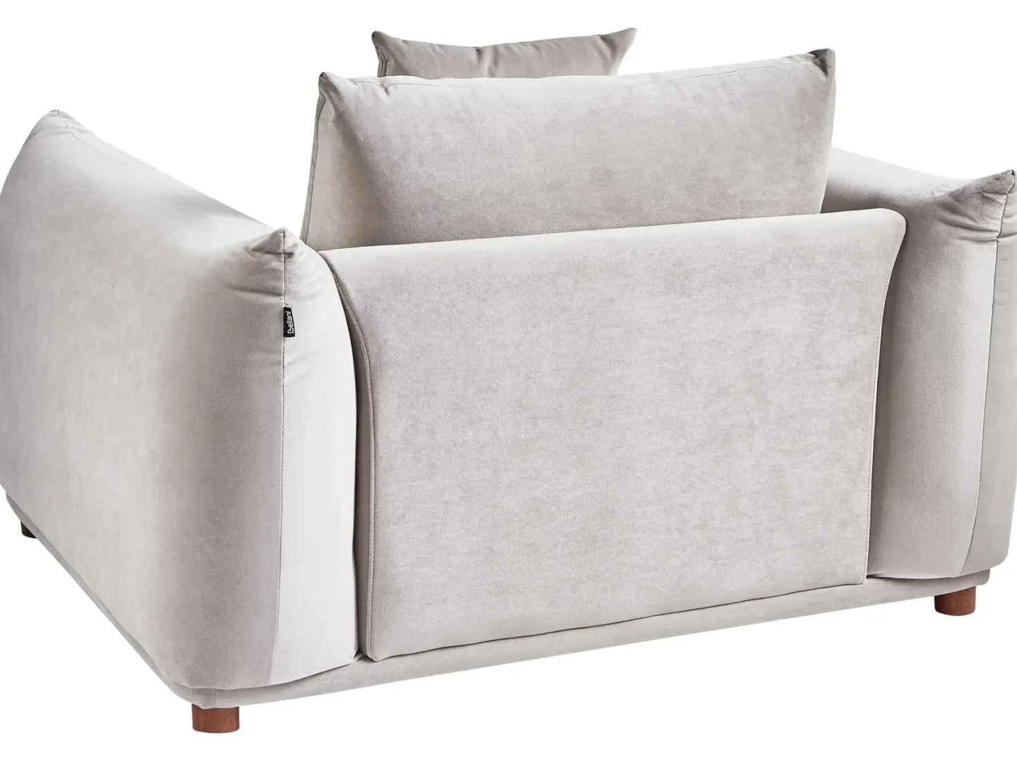 Sofasæt 5 personers LUVOS Velour Brungrå