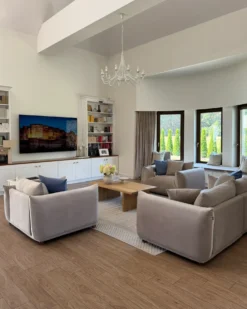 Sofasæt 5 personers LUVOS Velour Brungrå