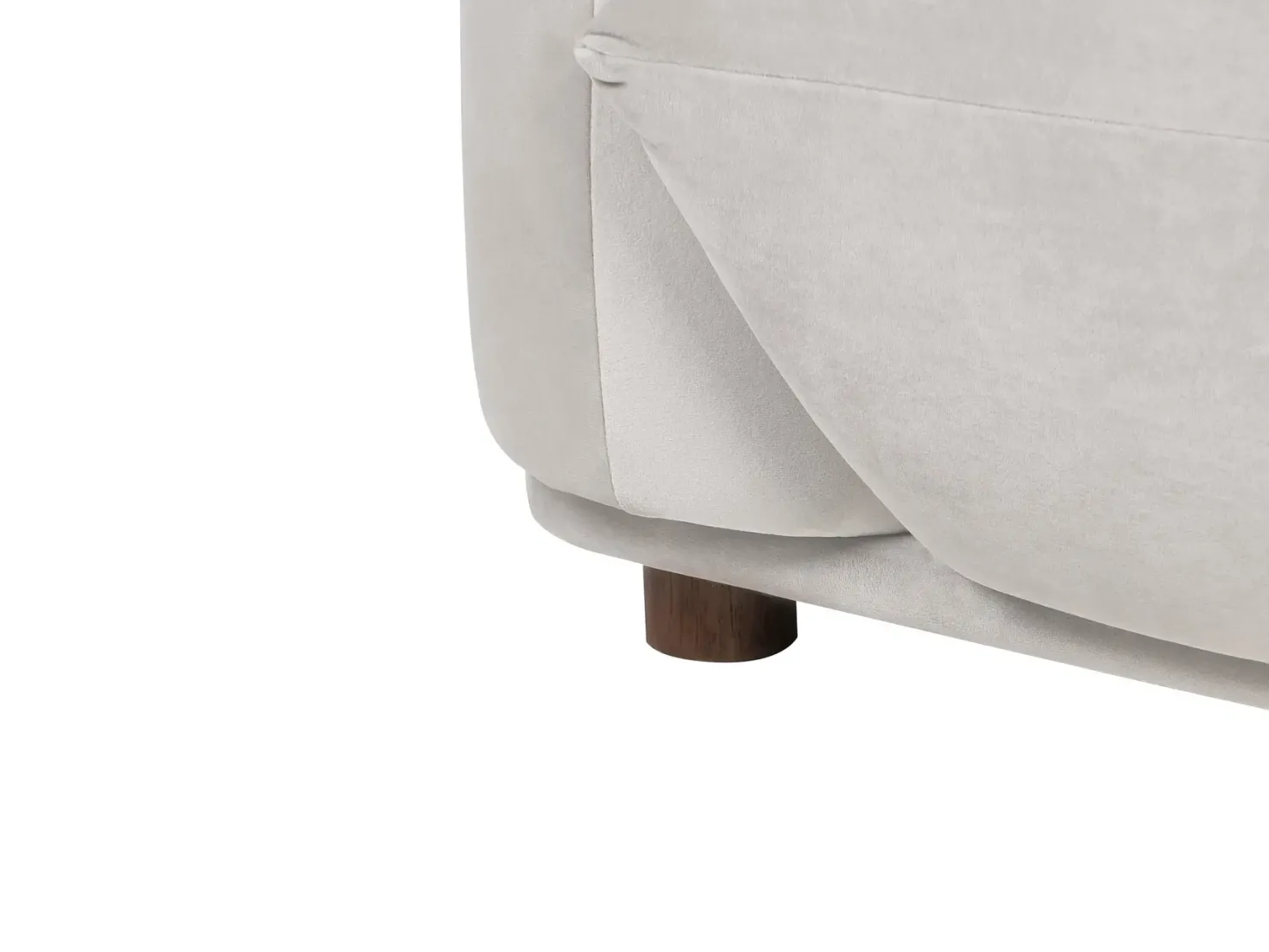 Sofasæt 5 personers LUVOS Velour Brungrå