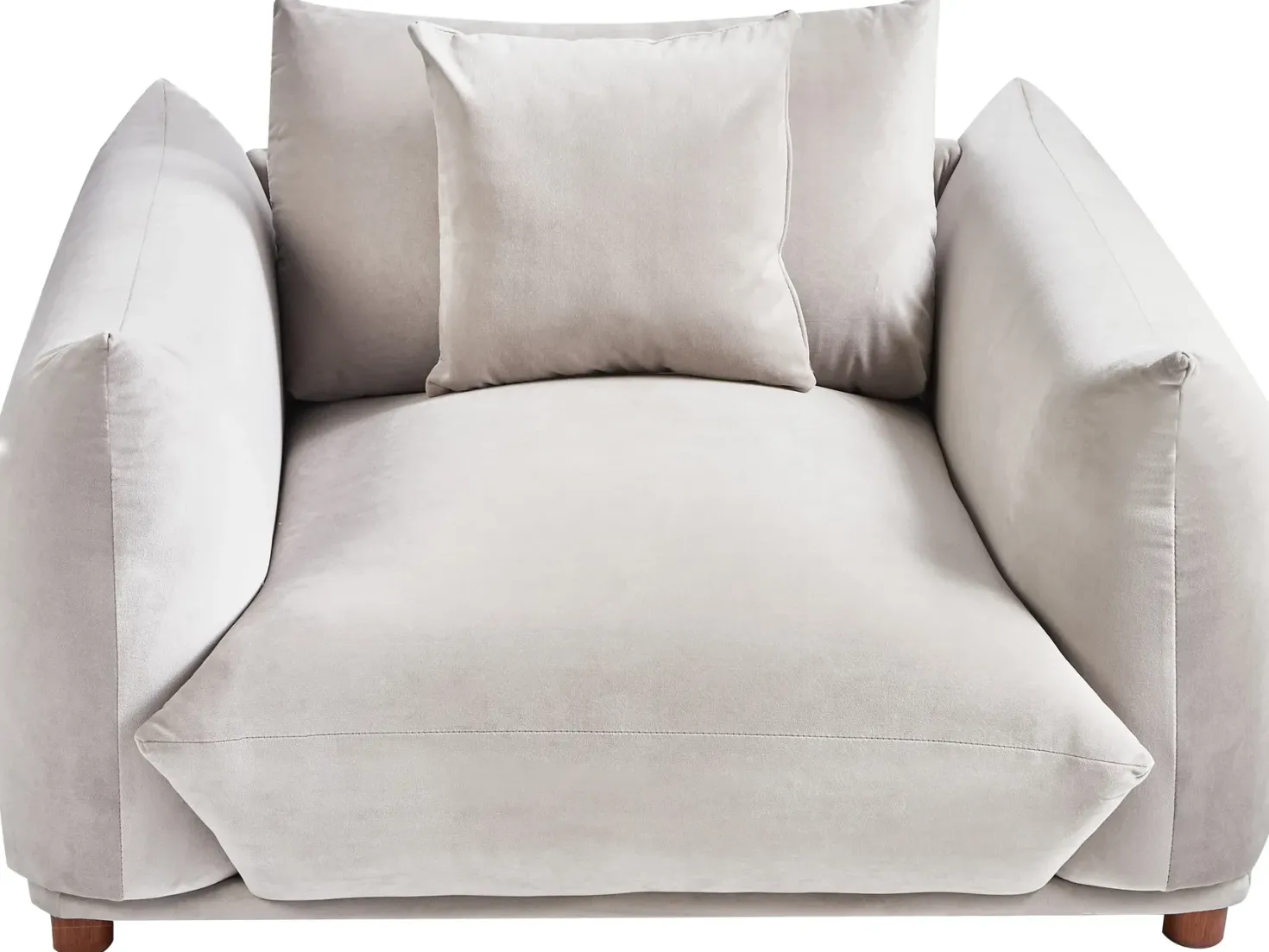 Sofasæt 5 personers LUVOS Velour Brungrå