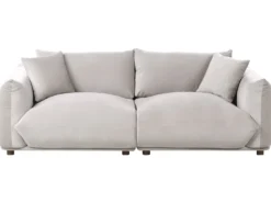 Sofasæt 5 personers LUVOS Velour Brungrå
