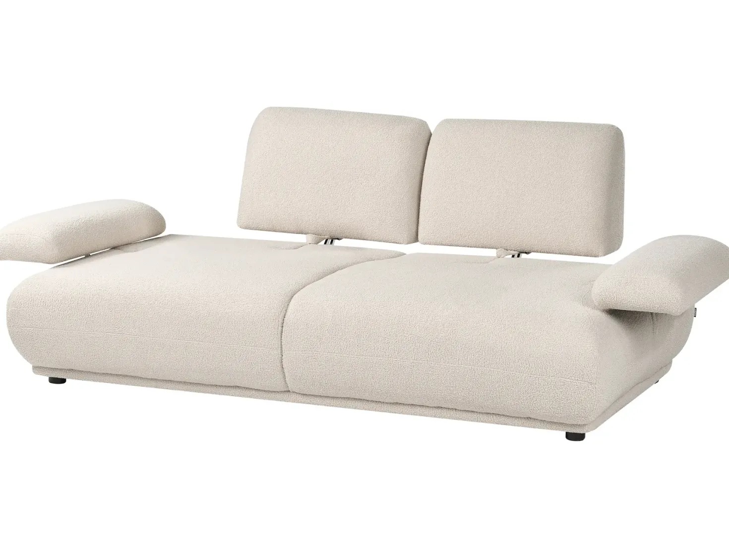 Sofasæt 5 personers NACKA Boucle Cremehvid