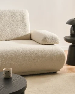 Sofasæt 5 personers NACKA Boucle Cremehvid