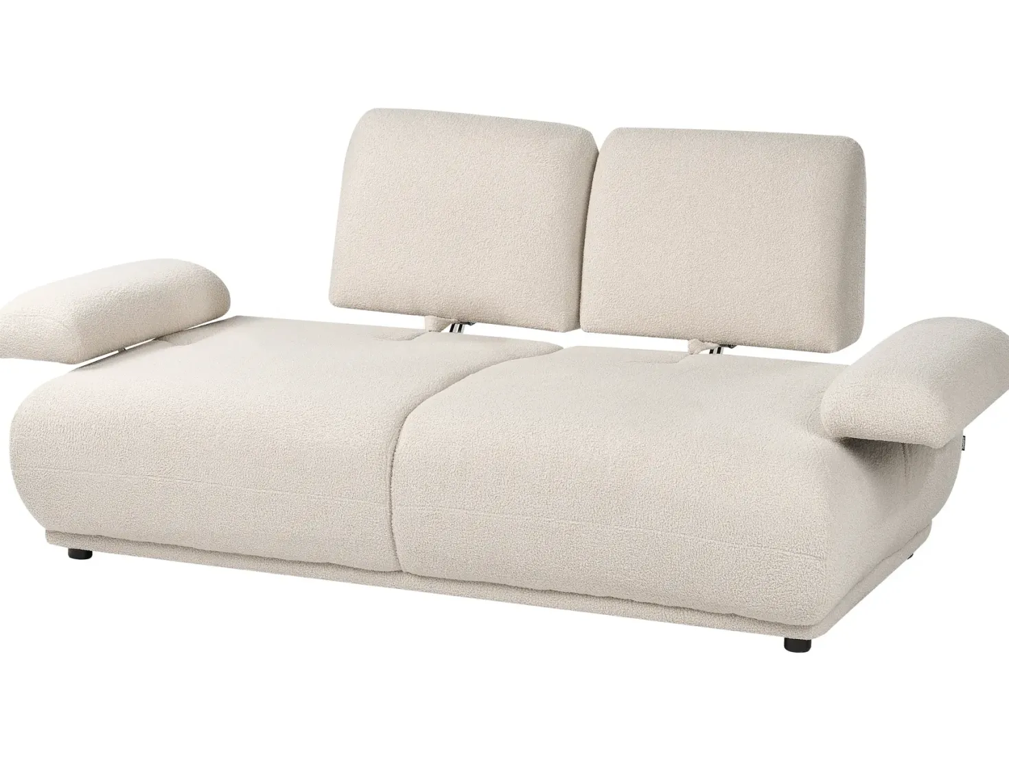 Sofasæt 5 personers NACKA Boucle Cremehvid