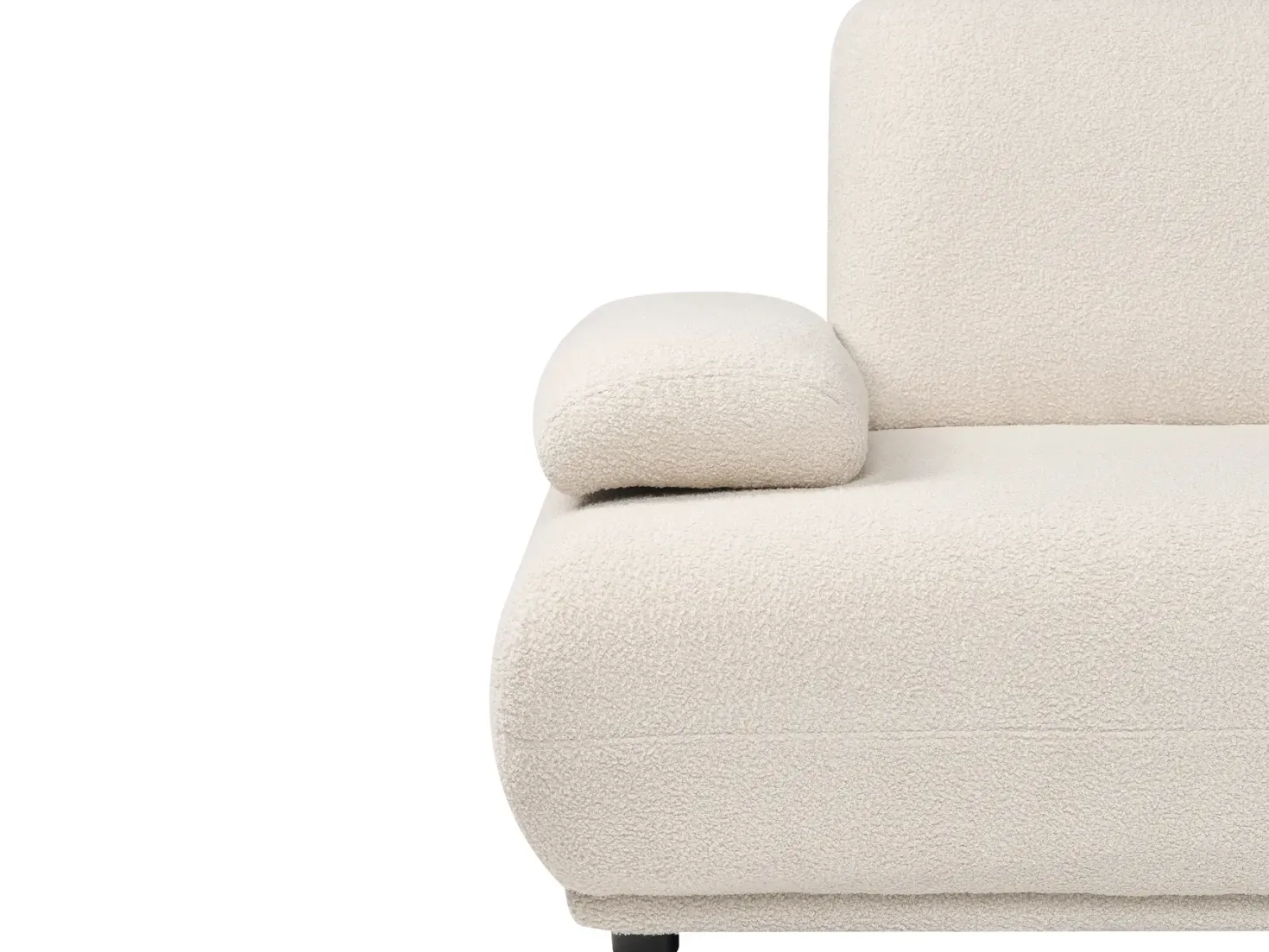 Sofasæt 5 personers NACKA Boucle Cremehvid