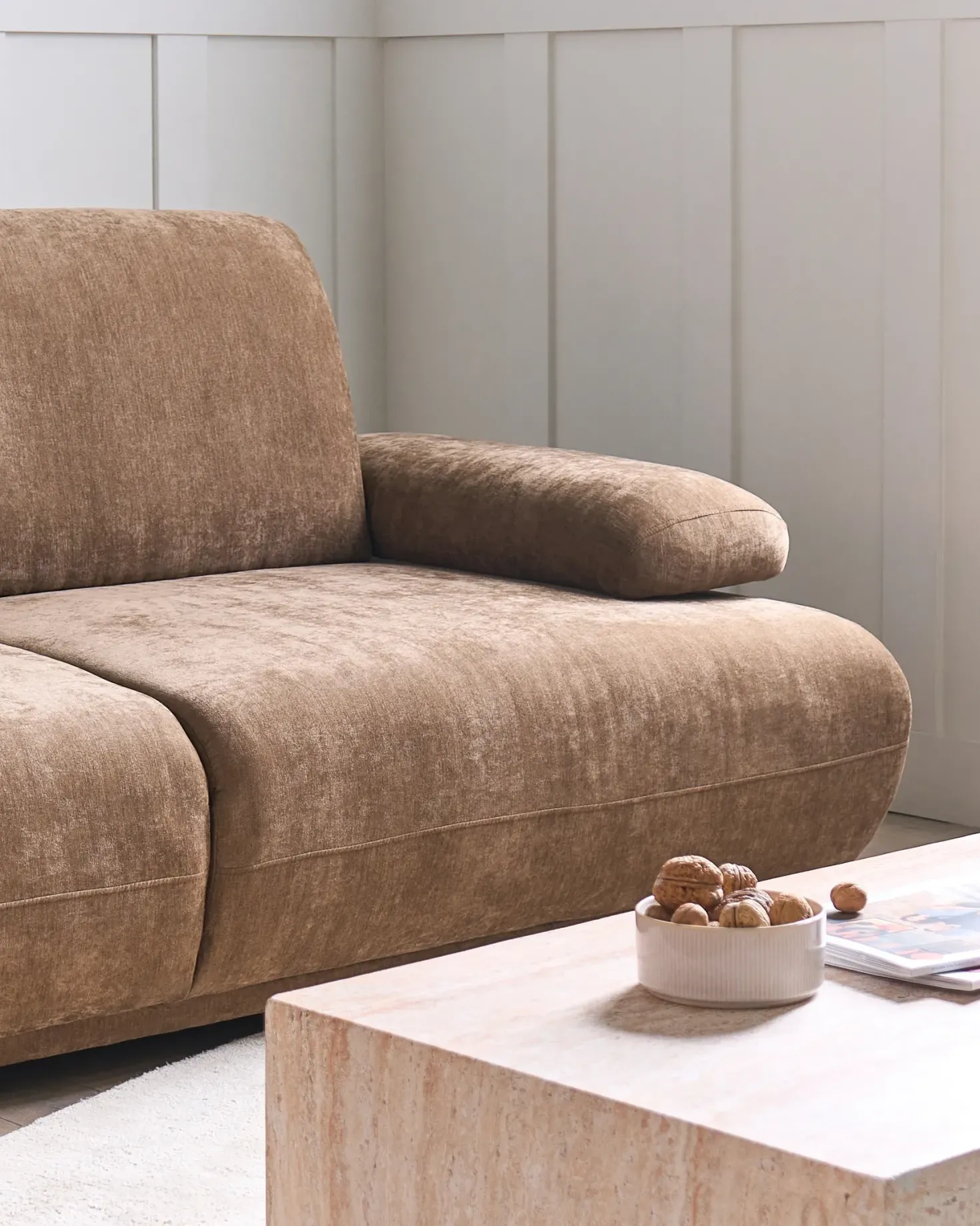 Sofasæt 5 personers NACKA Brun