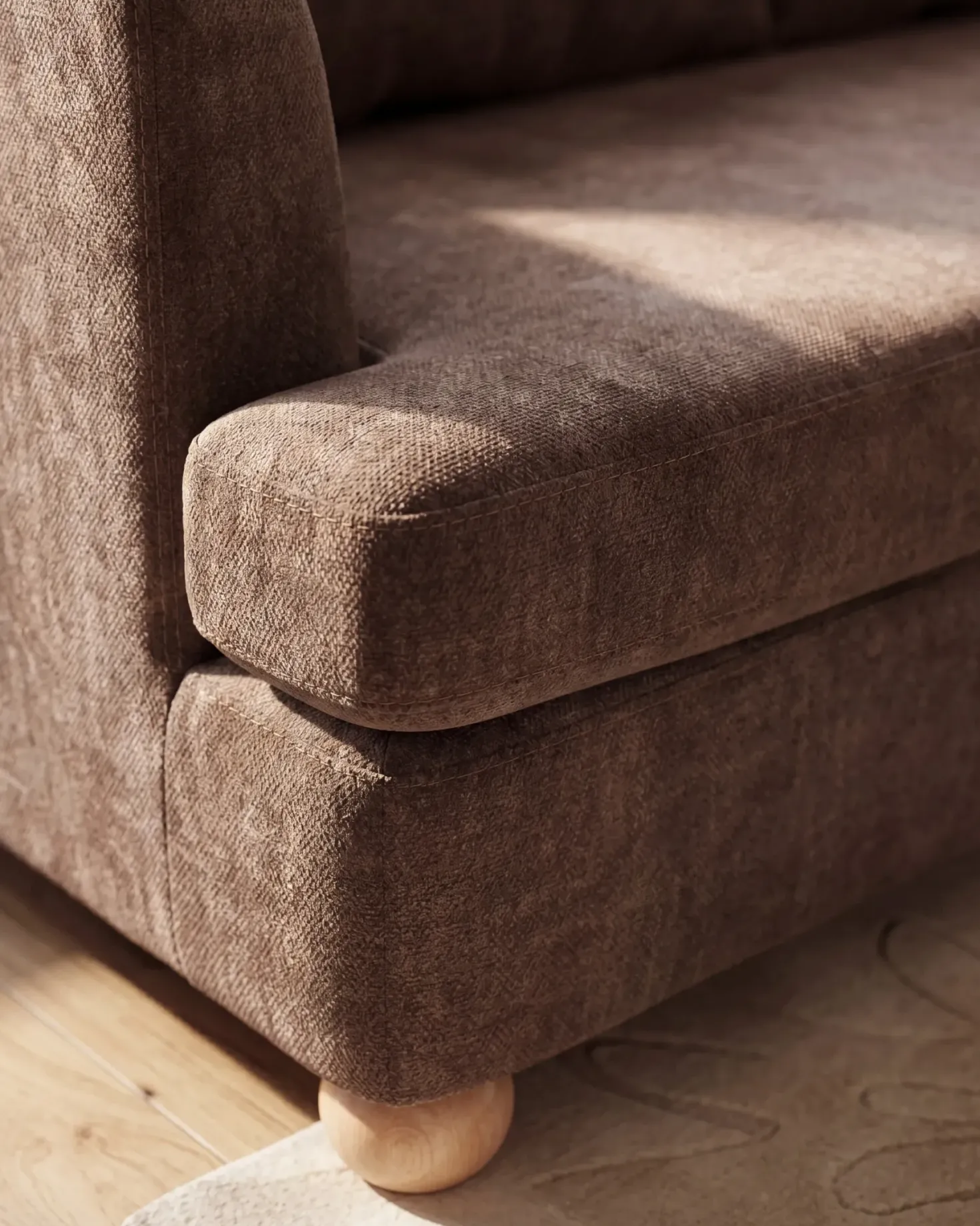 Sofasæt 6 personers RATTVIK Chenille Brun