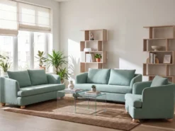 Sofasæt 6 personers RATTVIK Lysegrøn